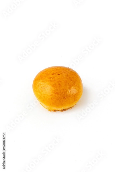 Fototapeta baked pie on a white background