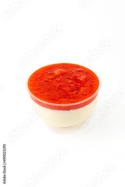 Obraz Sweet dessert on a white background