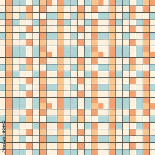 Fototapeta The seamless pattern is very beautiful.