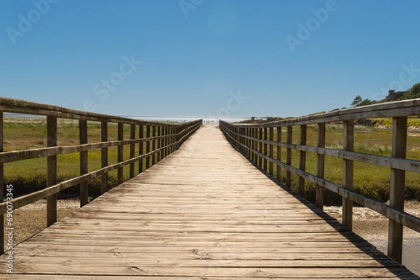 Obraz wooden walkway
