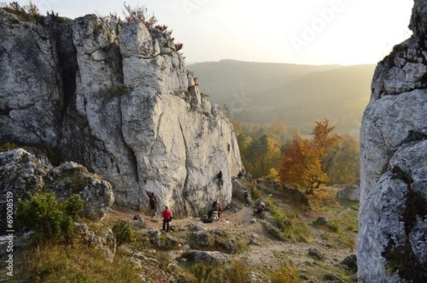 Obraz Wspinaczka Jesienią