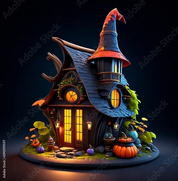Obraz witch house, halloween, house, 