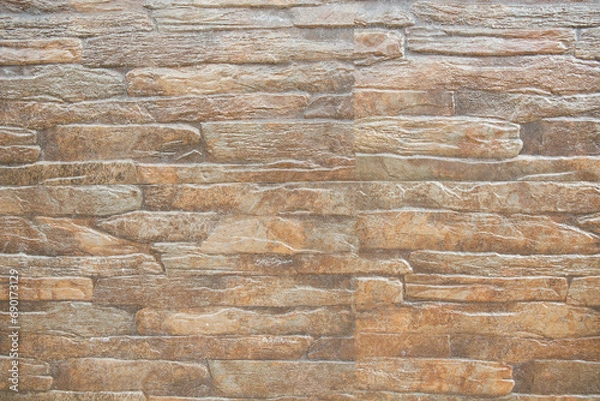 Obraz Brown brick wall background texture.