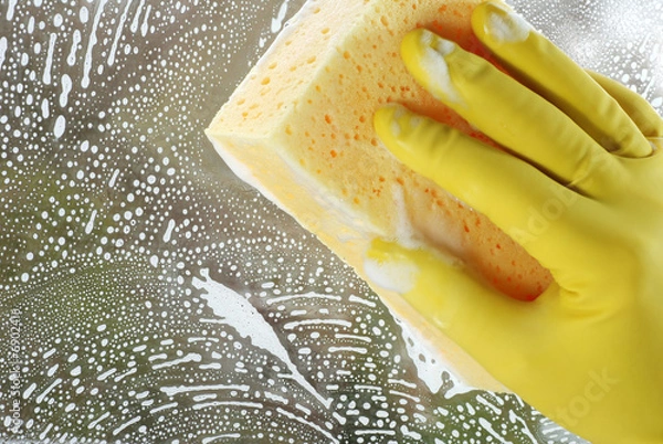 Obraz Fenster putzen