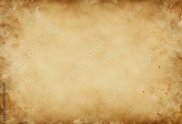 Obraz Tea stained old paper texture, Splattered Paper Texture