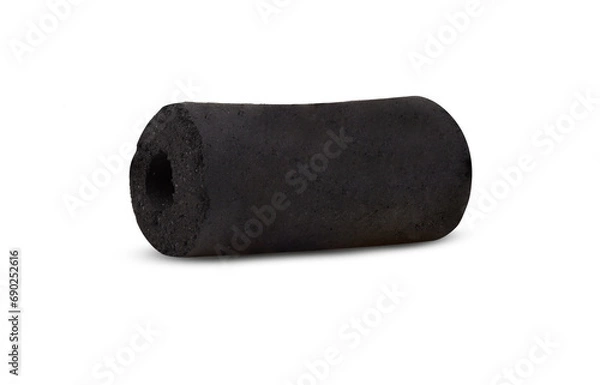 Obraz black charcoal on transparent