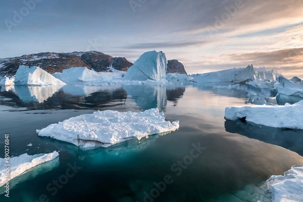 Obraz iceberg in polar regions