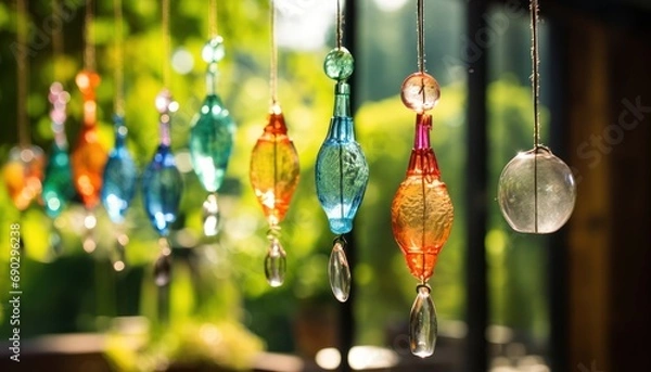 Obraz Colorful Glass Bead Mobile