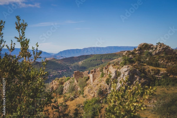Fototapeta Excursion por la montaña
