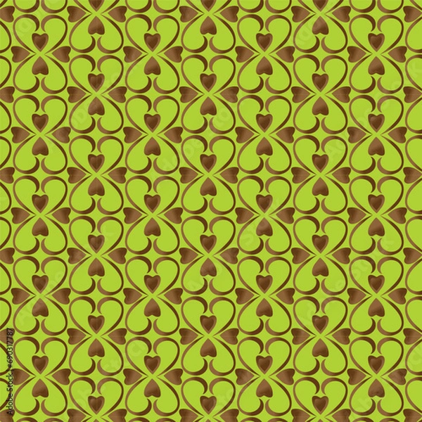 Fototapeta Abstract textile pattern geometric background, luxury pattern, floral vector texture