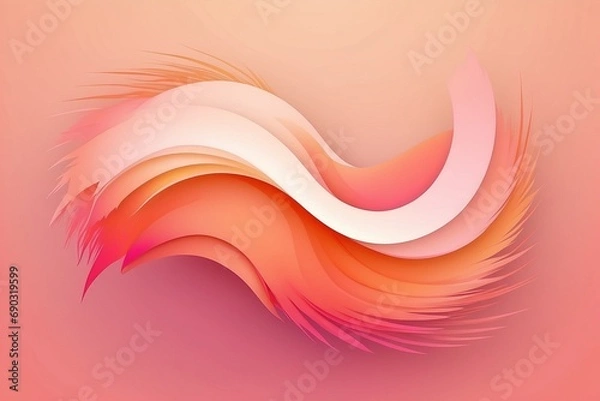 Fototapeta abstract background in Peach Fuzz colors