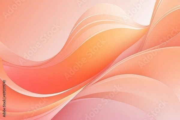 Fototapeta abstract background in Peach Fuzz colors