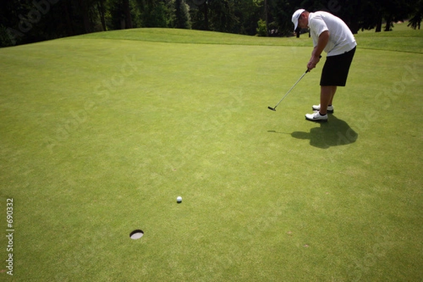 Fototapeta good putt