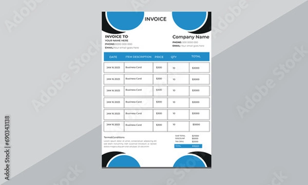 Obraz template for business