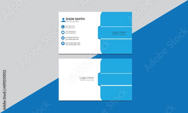 Obraz Unique business card template