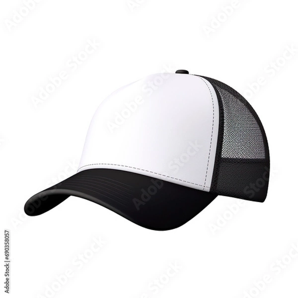 Fototapeta Mockups for Baseballcaps. Front and Backsides. Transparent Background