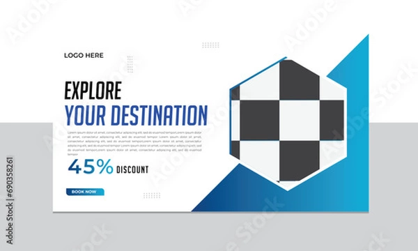 Obraz Unique Web banner design.