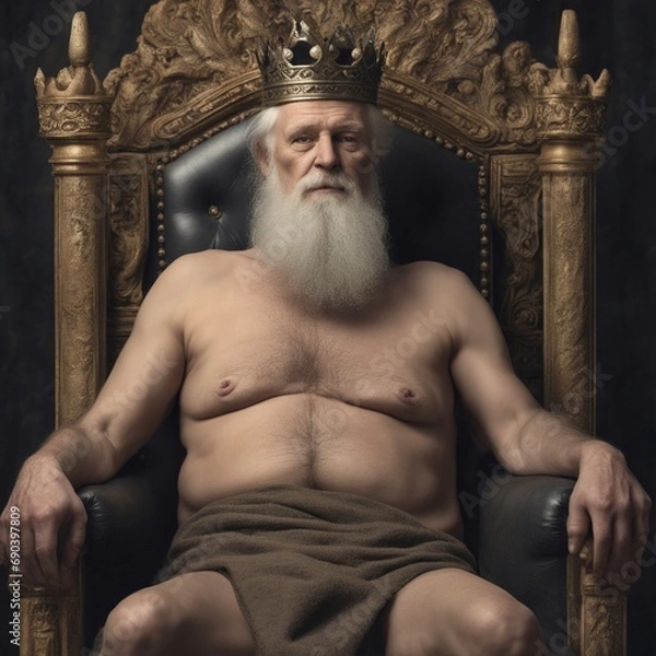 Obraz Nagi król