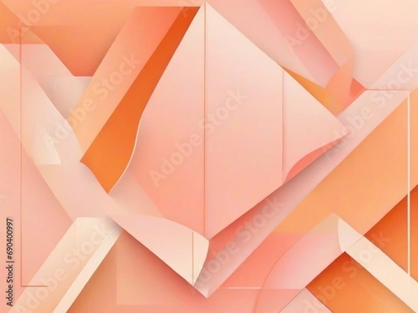 Fototapeta abstract background in Peach Fuzz colors