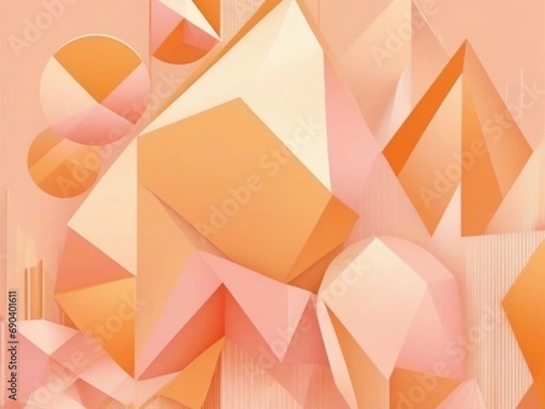 Fototapeta abstract background in Peach Fuzz colors