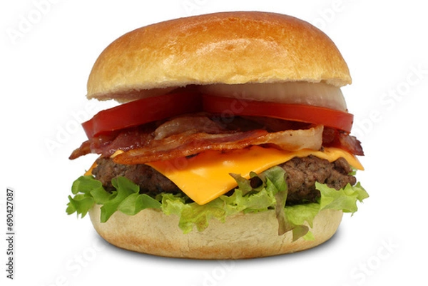 Fototapeta BACON CHEESE BURGER