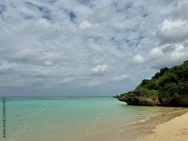 Fototapeta 平久保ビーチ／石垣島／ゴールデンレトニエル