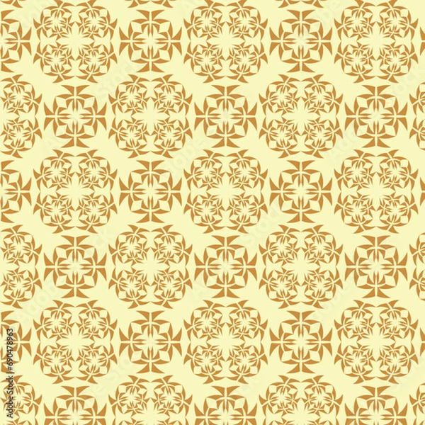 Fototapeta Seamless pattern. Creative abstract art background collection or festive celebration design. Simple childish scribble wallpaper print texture bundle.