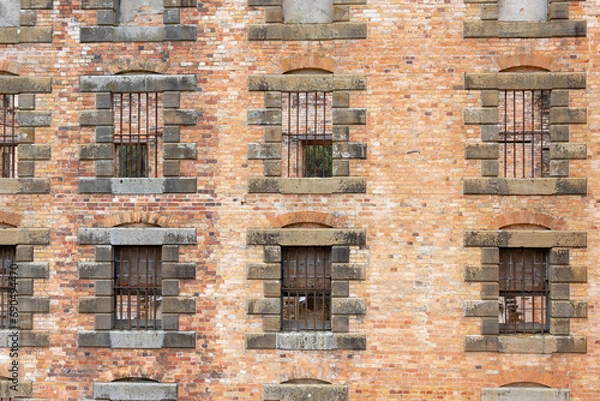 Fototapeta old brick building