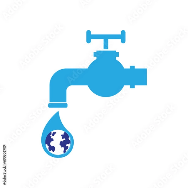 Fototapeta World Water Day Icon