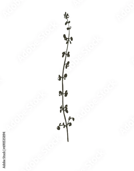 Fototapeta Waterfall flower notebook fly file name library documents rose natural illustration