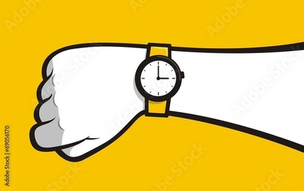 Obraz Zegarek na rękę