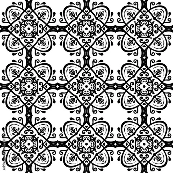 Fototapeta Orient Seamless Vector Pattern. Abstract Background