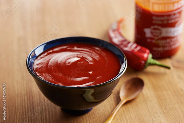 Obraz Miska sosu sriracha