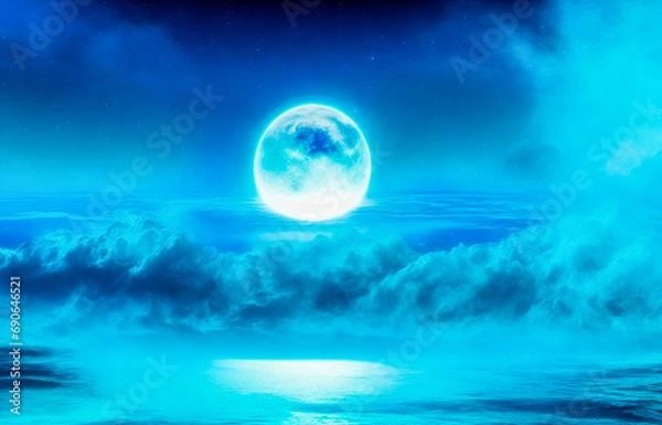 Obraz Holding dwarf fading star space nebula heaven clouds