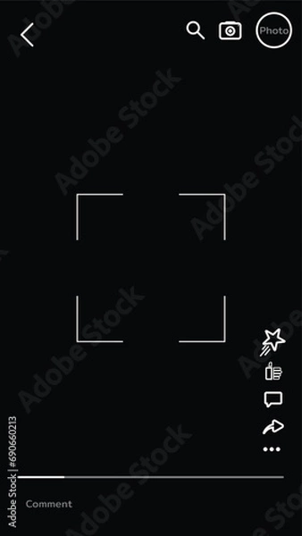 Obraz frame reel vertical