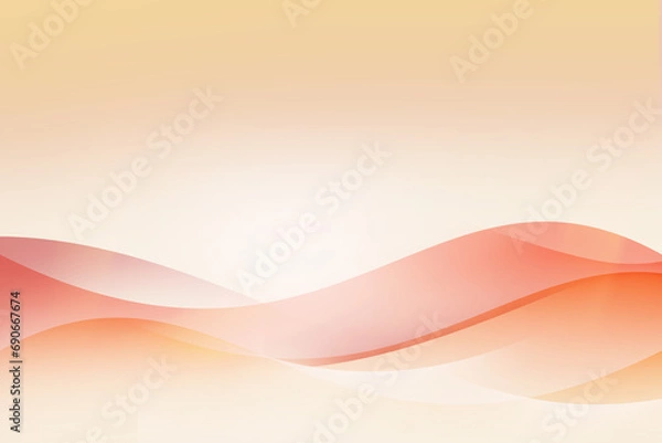 Fototapeta Abstract background gradient soft light pastel peach and orange for hitech technology digital design illustration web template background backdrop desktop wallpaper