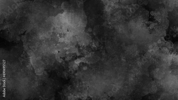 Fototapeta 黒のグランジ、水彩背景テクスチャ
