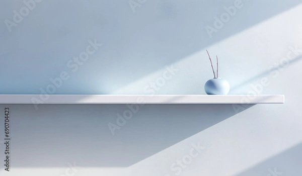 Fototapeta Minimalistic Bookshelf