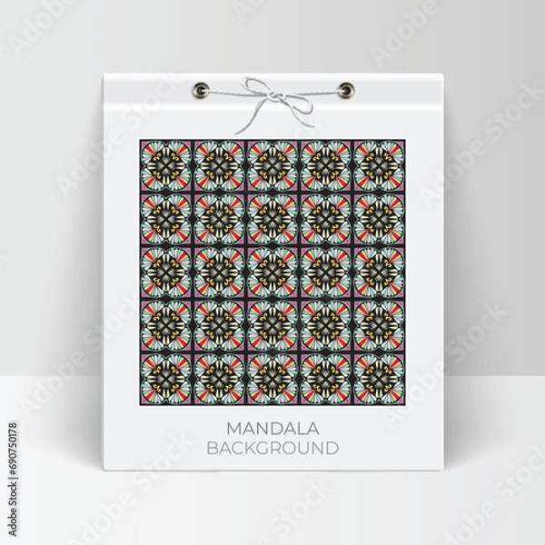 Obraz Vector elegant colorful mandala background