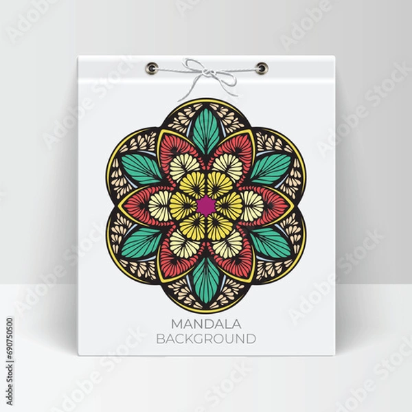 Obraz Vector elegant colorful mandala background
