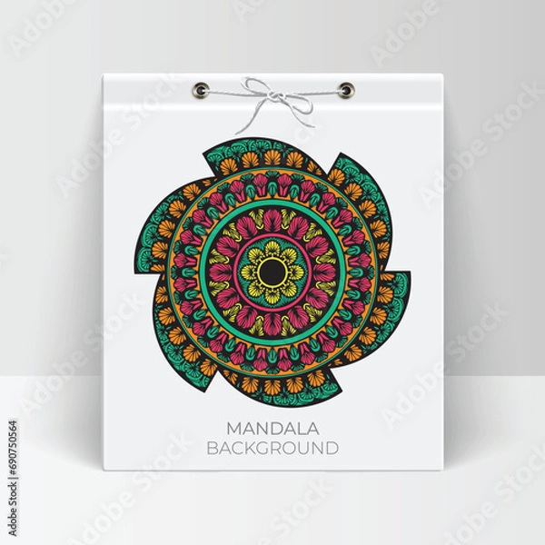 Obraz Vector elegant colorful mandala background