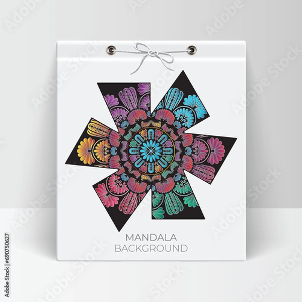 Obraz Vector elegant colorful mandala background