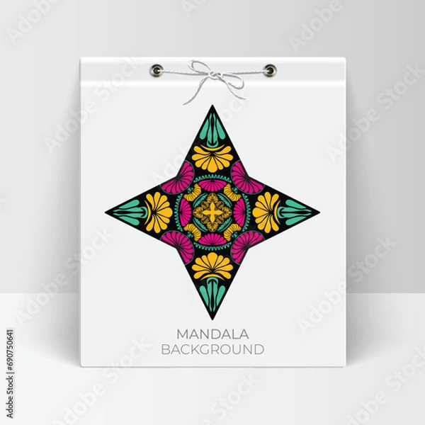 Obraz Vector elegant colorful mandala background