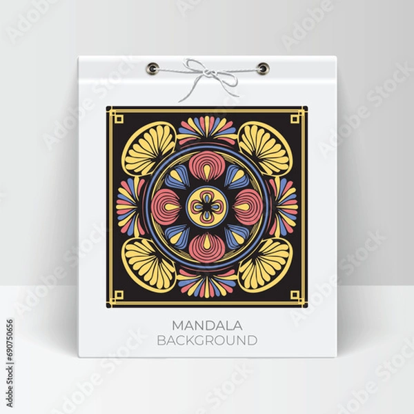 Obraz Vector elegant colorful mandala background