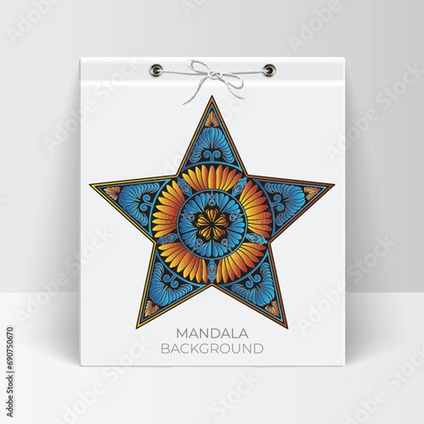 Obraz Vector elegant colorful mandala background