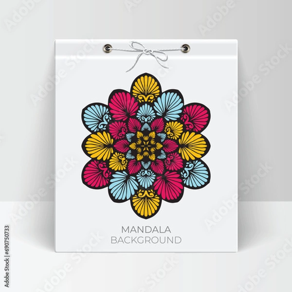 Obraz Vector elegant colorful mandala background