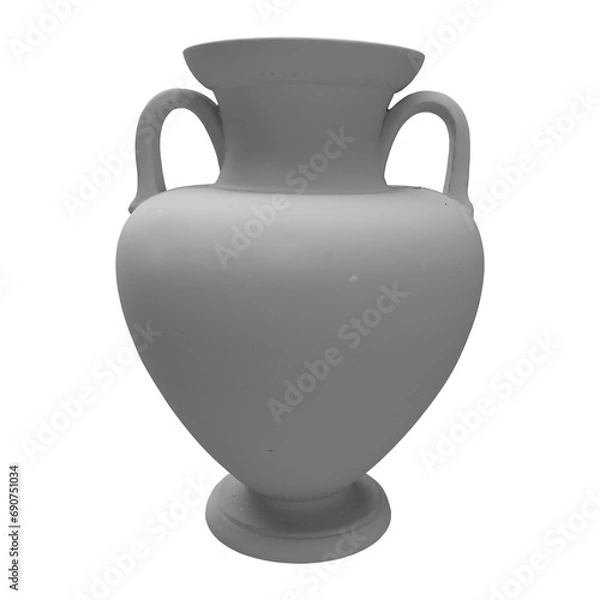 Obraz close up on vase isolated