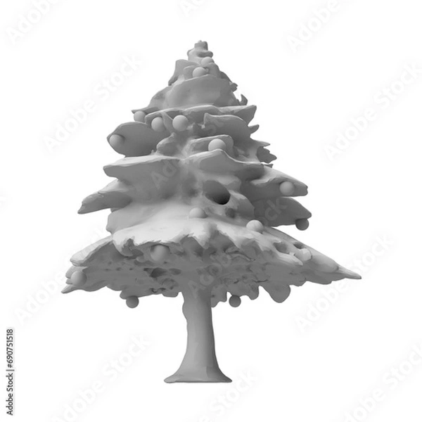 Obraz close up on tree isolated