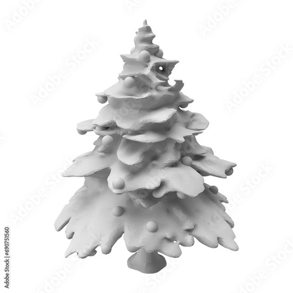 Obraz close up on tree isolated