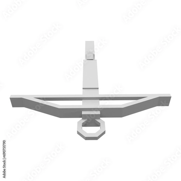 Obraz close up on crossbow isolated